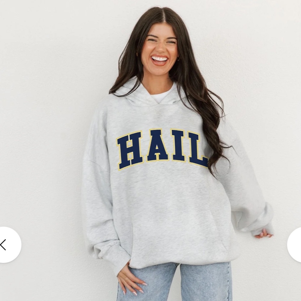 MICHIGAN WOLVERINES oversized hoodie